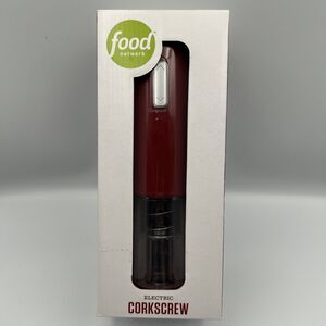 NIB - Food Network Electric Corkscrew - Red W0101RFN *FACTORY SEALED*